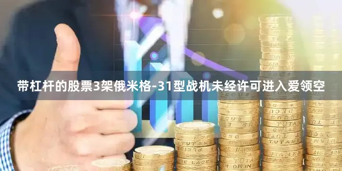 带杠杆的股票3架俄米格-31型战机未经许可进入爱领空